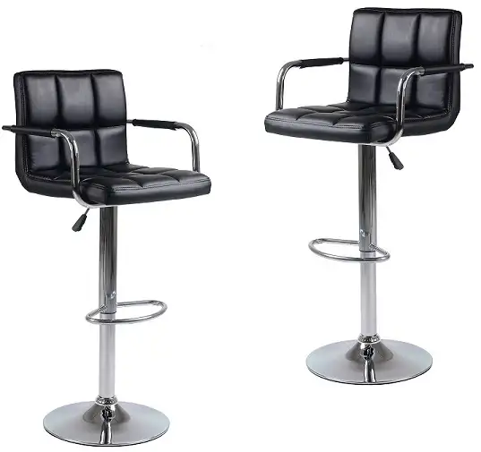 Designer Bar Stool with arms– Modern Ergonomic Swivel Stools.