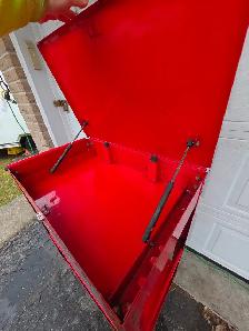 U.S. GENERAL 30 in., 5 Drawer Mechanics Cart, Red Padlock Secure - Photo 2