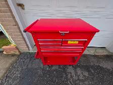 U.S. GENERAL 30 in., 5 Drawer Mechanics Cart, Red Padlock Secure - Photo 3
