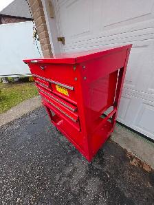 U.S. GENERAL 30 in., 5 Drawer Mechanics Cart, Red Padlock Secure - Photo 8