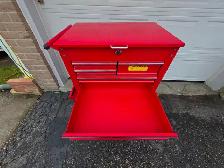 U.S. GENERAL 30 in., 5 Drawer Mechanics Cart, Red Padlock Secure - Photo 10