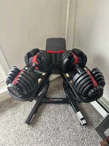 Bowflex 552, stand and adjustable bench