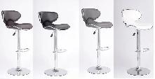 BRAND NEW VERY STYLISH CURVED DESIGNER BAR STOOLS (WHITE). - Photo 5