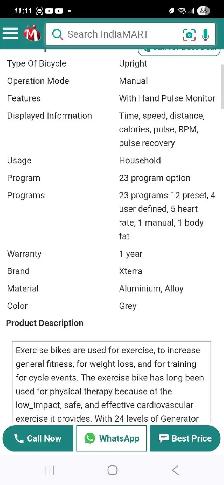 exercise bike.. xterra xt45 - Photo 7