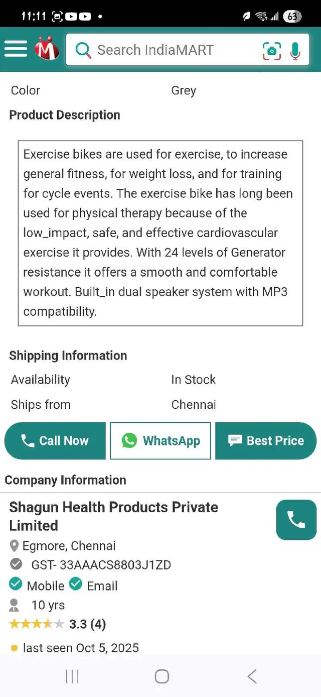 exercise bike.. xterra xt45 - Photo 9