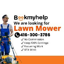 We're Looking for Lawn Mowers – Get Jobs in GTA