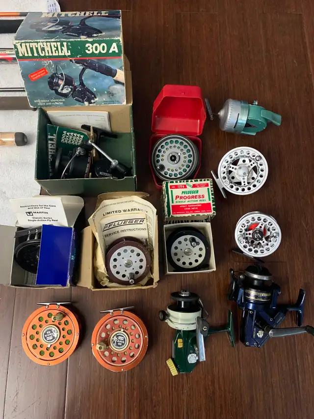 Fly Fishing Rods Reels Loomis Fenwick Cardinal Whisker Garcia - Photo 3