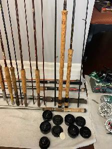 Fly Fishing Rods Reels Loomis Fenwick Cardinal Whisker Garcia - Photo 6