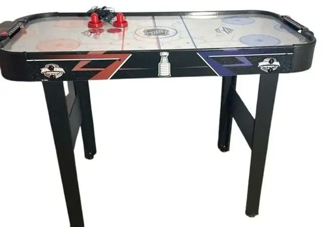 42'Air Powered Hockey Table Game Room Indoor Sport Electronic Sc