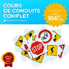 Cours de conduite complet (166$   tax) EN LIGNE