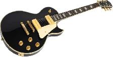 Sire L7V Larry Carlton Guitar Guitar Black with Gold Hardware - Photo 5