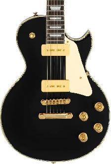 Sire L7V Larry Carlton Guitar Guitar Black with Gold Hardware - Photo 6