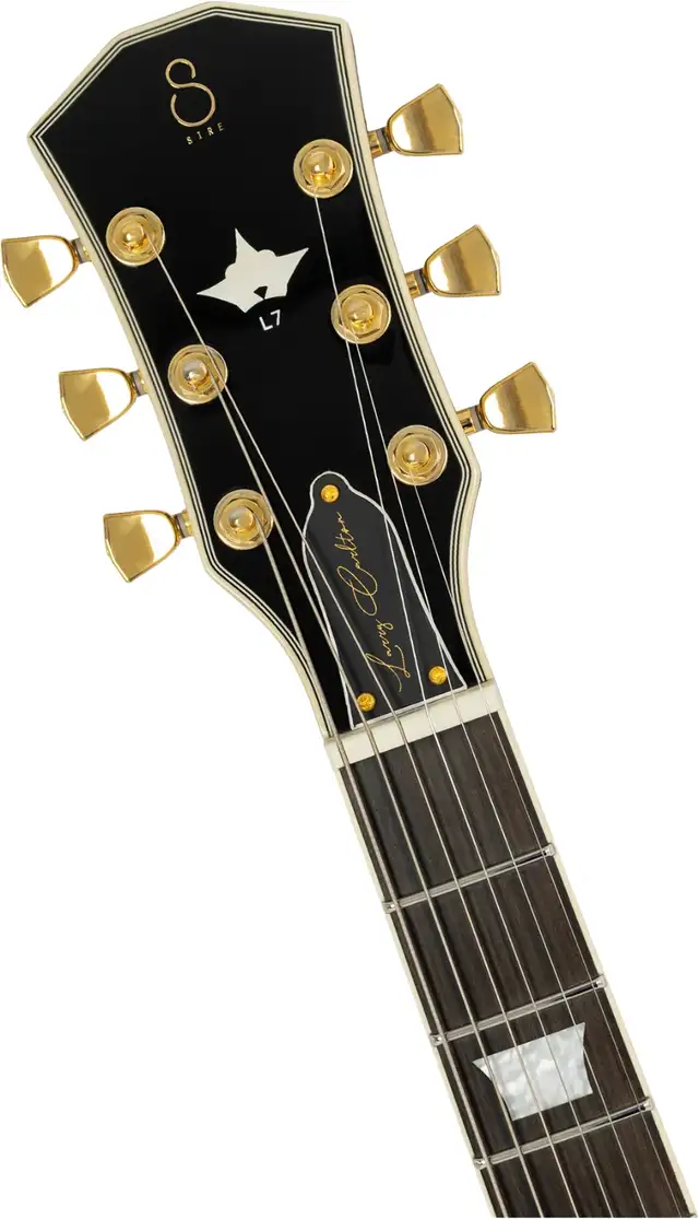 Sire L7V Larry Carlton Guitar Guitar Black with Gold Hardware - Photo 9