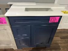 30" Bathroom Vanity Cabinet / 31" Countertop Floor Demos on Sale