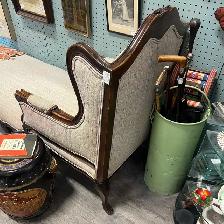 Antique French-style Chaise Lounge - Photo 3