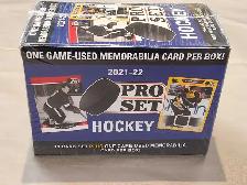 NHL Pro Set 2021-22 10 Pack Plus 1 Game Memorabilia Box