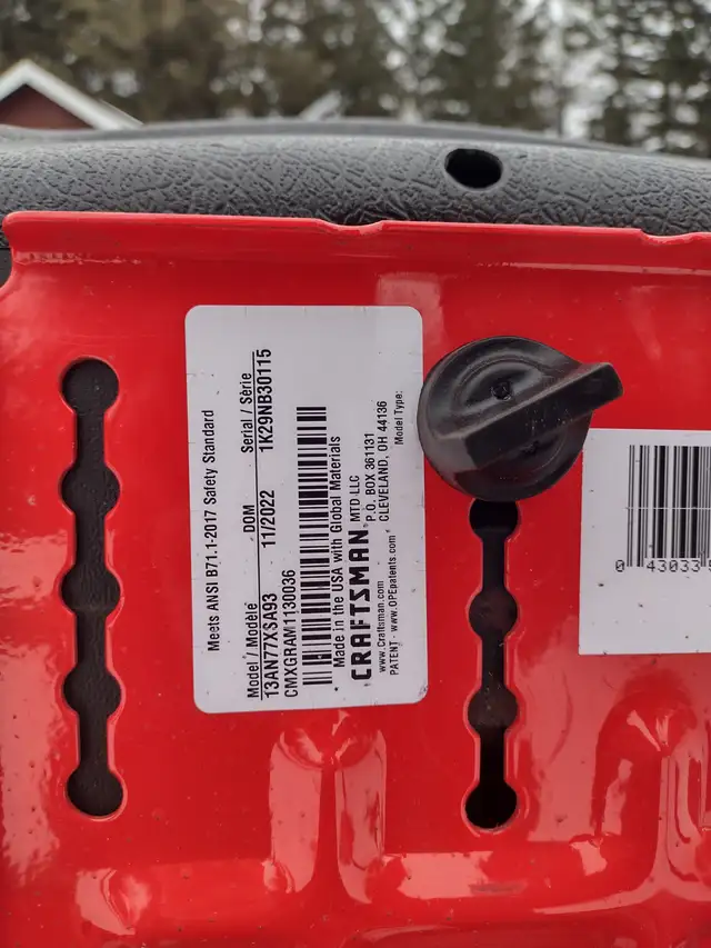 Tracteur a gazon CRAFTMAN 17.5hp 42'' de coupe - Photo 6