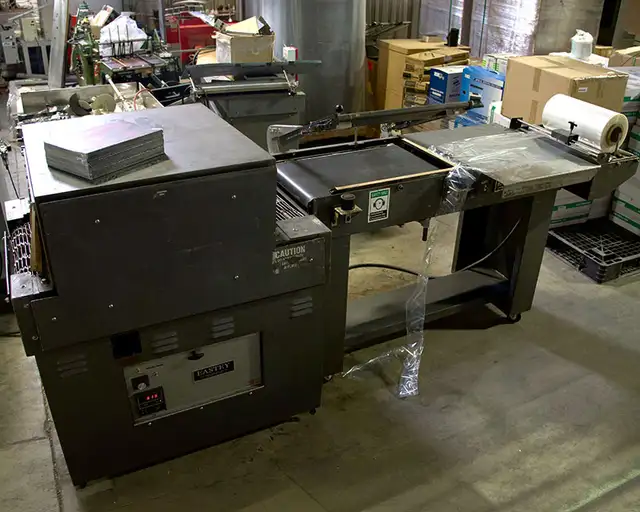 Eastey EM1622T L-Sealer & ET1608 Shrink Tunnel System