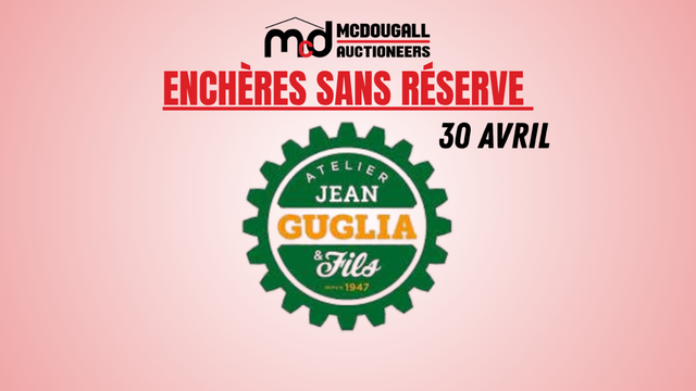 ENCHÈRES SANS RÉSERVE ATELIER JEAN GUGLIA & FILS