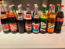Vintage Glass Soda Bottles 26 ounce 750 ml