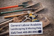 General Labour Available – Landscaping & Moving