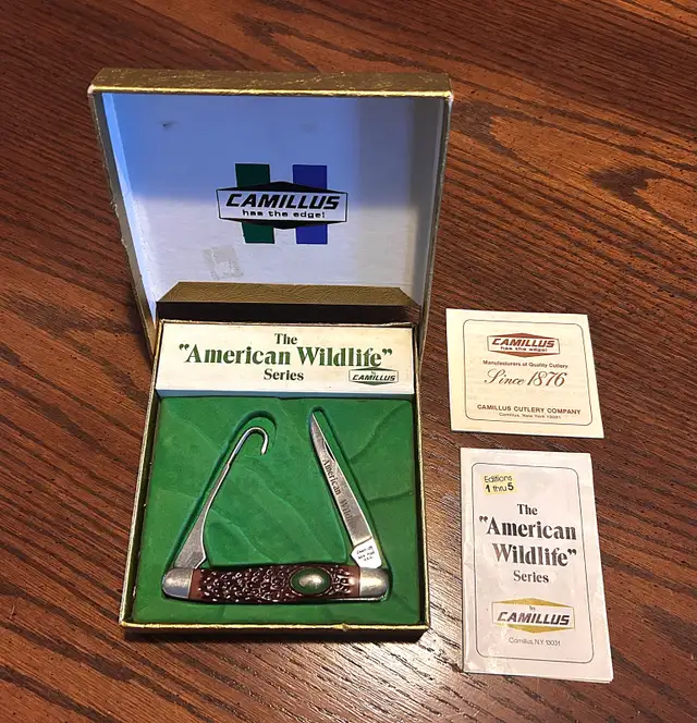 Brand New Vintage Camillus 17A Malard Hunting Knife