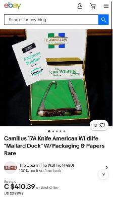 Brand New Vintage Camillus 17A Malard Hunting Knife - Photo 7