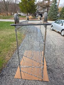 Stainless Steel Rolling Slanted Tool Display Rack Shelving Unit - Photo 2