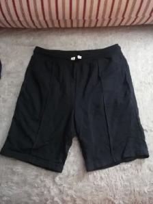 Men's black shorts