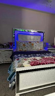 Master bedroom with attached washroom