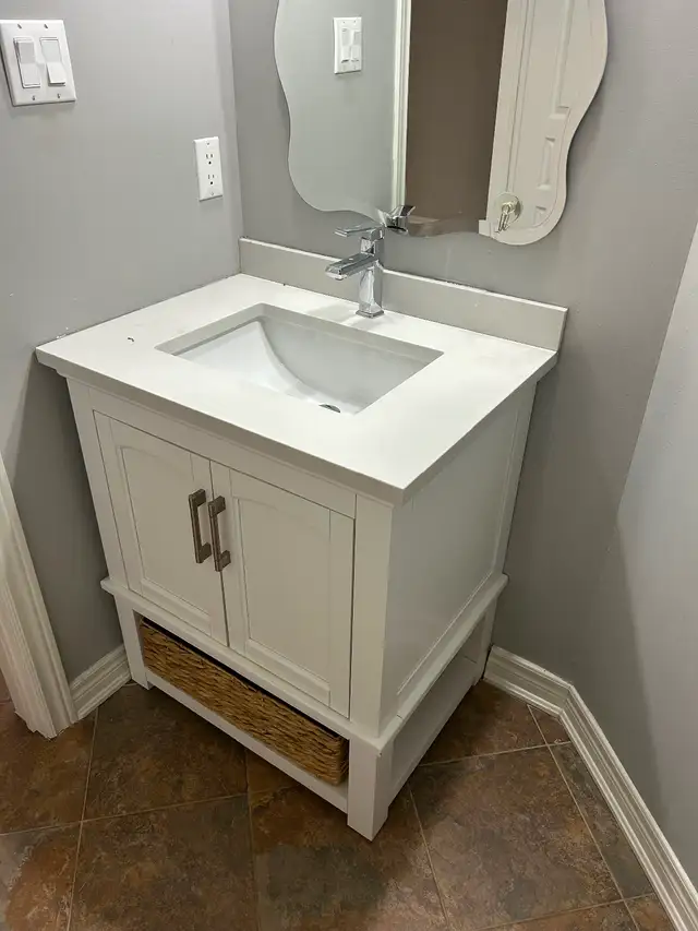 30" Bathroom Vanity sink