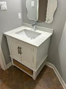 30" Bathroom Vanity sink