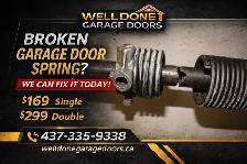 Read this! Garage Door Spring!