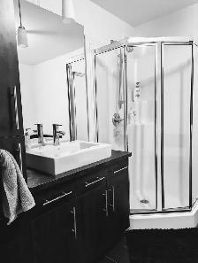 Appartement/condo 4 1/2 à louer, tout équipé, meublé, chauffé - Photo 9