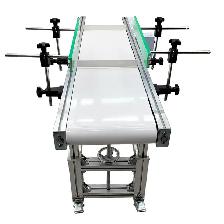 110V Double Fence Conveyor Machine With White PVC Belt 230560 - Photo 3