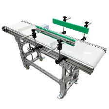 110V Double Fence Conveyor Machine With White PVC Belt 230560 - Photo 5