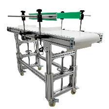 110V Double Fence Conveyor Machine With White PVC Belt 230560 - Photo 9