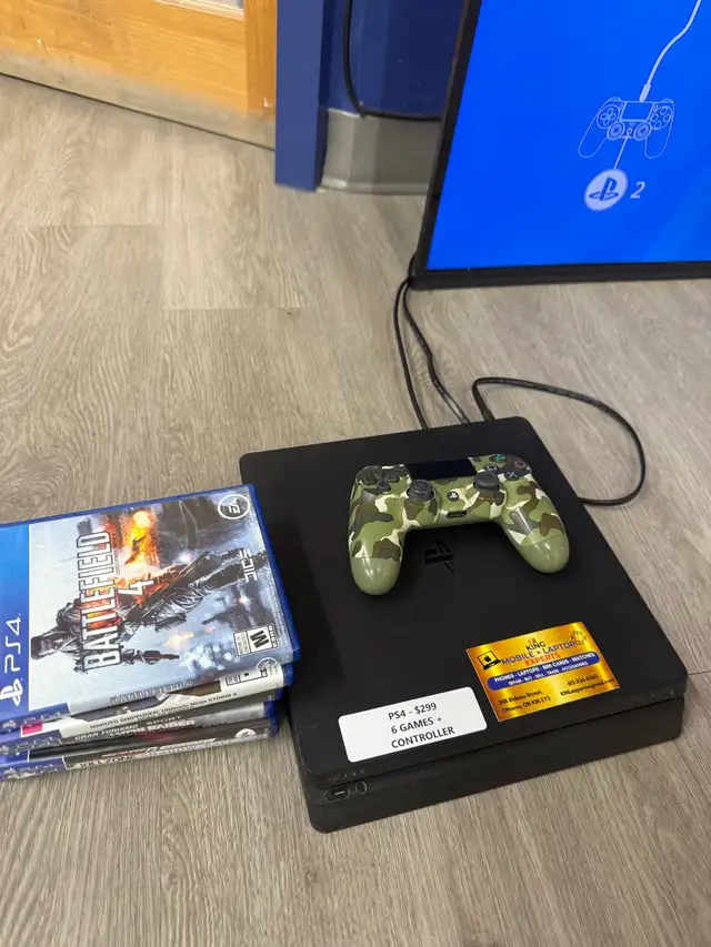 PlayStation 4 with 6 games - Photo 2