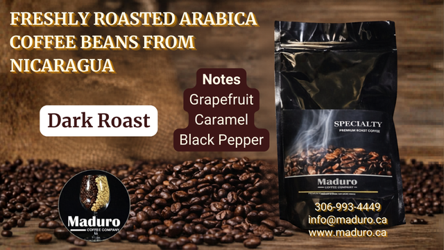 Fresh Dark Roast Coffee – Nicaragua Segovia Diamante SHG EP Sask