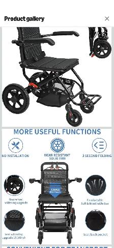 wheelchair transport/travel friendly $100 OBO - Photo 4