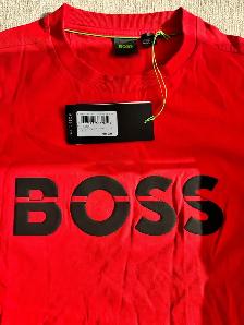 Hugo Boss open red t-shirt size Large
