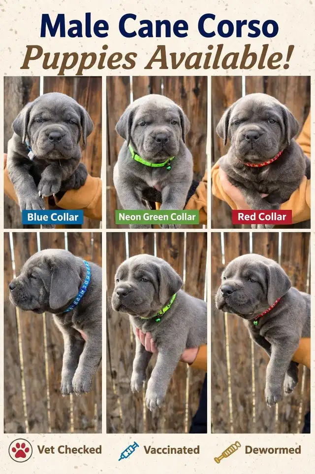 ICCF Cane Corso pups - Photo 2