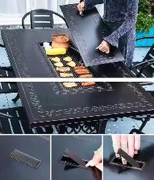 Brand New 7-Piece Aluminum Patio Dining Set with BBQ Table $1699 - Photo 3