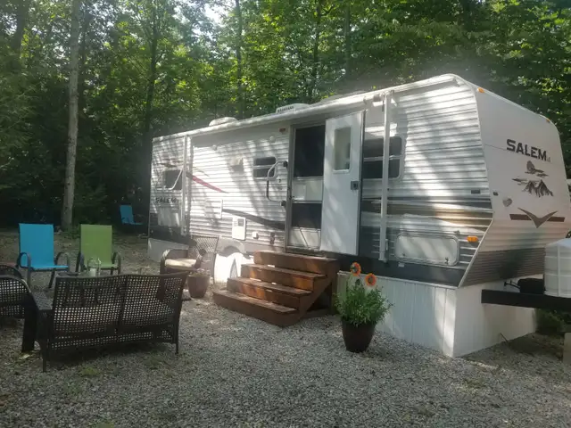 Camp Trailer on Seasonal Site