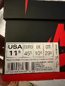 Nike Air Jordan AJ1 Retro High size 11.5 - Photo 5