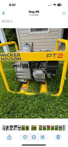 2 Inch Trash Pump Wacker Neuson PT2 (NEW)