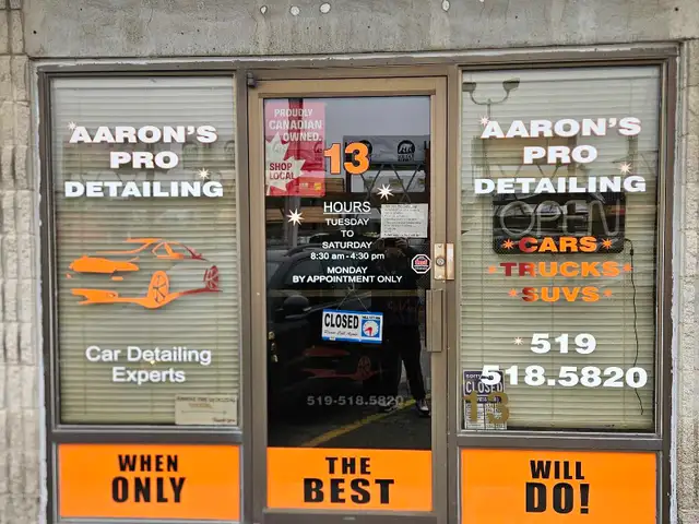 Aaron's pro detailing