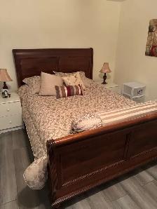 Lit Queen (base et matelas)