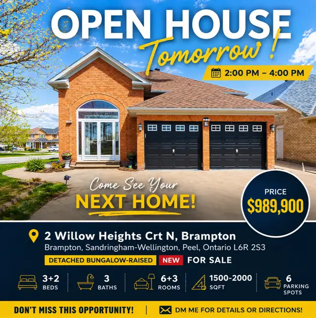 OPEN HOUSE 2-4PM ON APRIL 4,2026