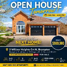 OPEN HOUSE 2-4PM ON APRIL 4,2026